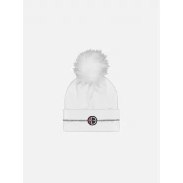 Зимна Шапка Duvillard Bonnet Fem pompon Blanc