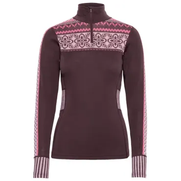 Термобельо Блуза Kari Traa INES HZ Cocoa Powder