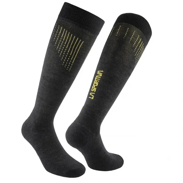 Чорапи La Sportiva Wool Thermo Socks Black/Yellow