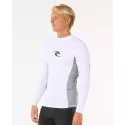 Мъжка Блуза Ликра Rip Curl WAVES UPF PERF L/S WHITE