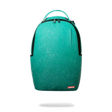 Раница SPRAYGROUND TURQUOISE DOODLE EMBOSS
