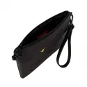Чанта SPRAYGROUND BLACKED OUT EMBOSSED GOLD TOOTH CROSSOVER CLUTCH