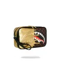 Чанта SPRAYGROUND SHARKS IN PARIS GOLD DRIP TOILETRY BRICK