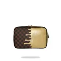 Чанта SPRAYGROUND SHARKS IN PARIS GOLD DRIP TOILETRY BRICK