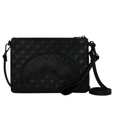Чанта SPRAYGROUND RAISED CHECK CROSSOVER CLUTCH
