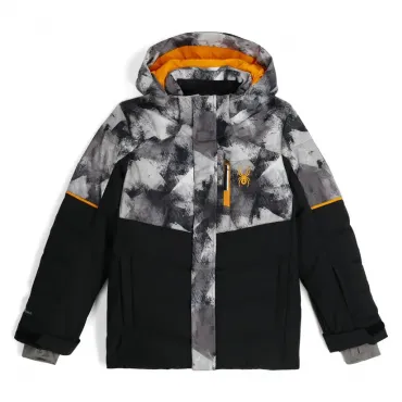 Детско Ски Яке Spyder LEADER BLACK