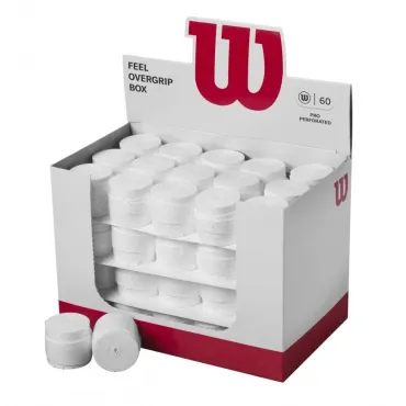 Грип За Тенис Ракета Wilson Pro Overgrip Perforated Box White 1/60
