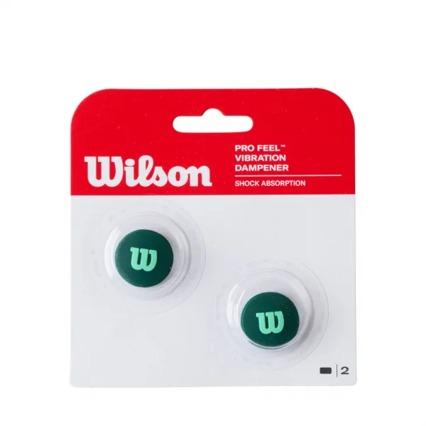 Aксесоар За Тенис WILSON PRO FEEL BLADE DAMPENER 2 PK GREEN