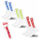 Чорапи WILSON 3PP WILSON CREW NO TERRY VERTICAL LOGOS White