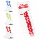 Чорапи WILSON 3PP WILSON CREW NO TERRY VERTICAL LOGOS White